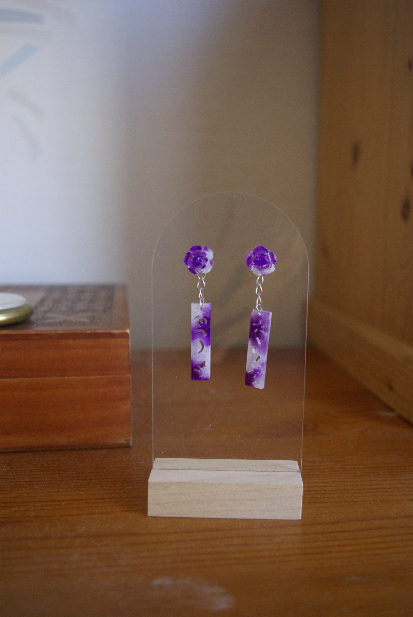 Boucle d'oreille Collection Rose
