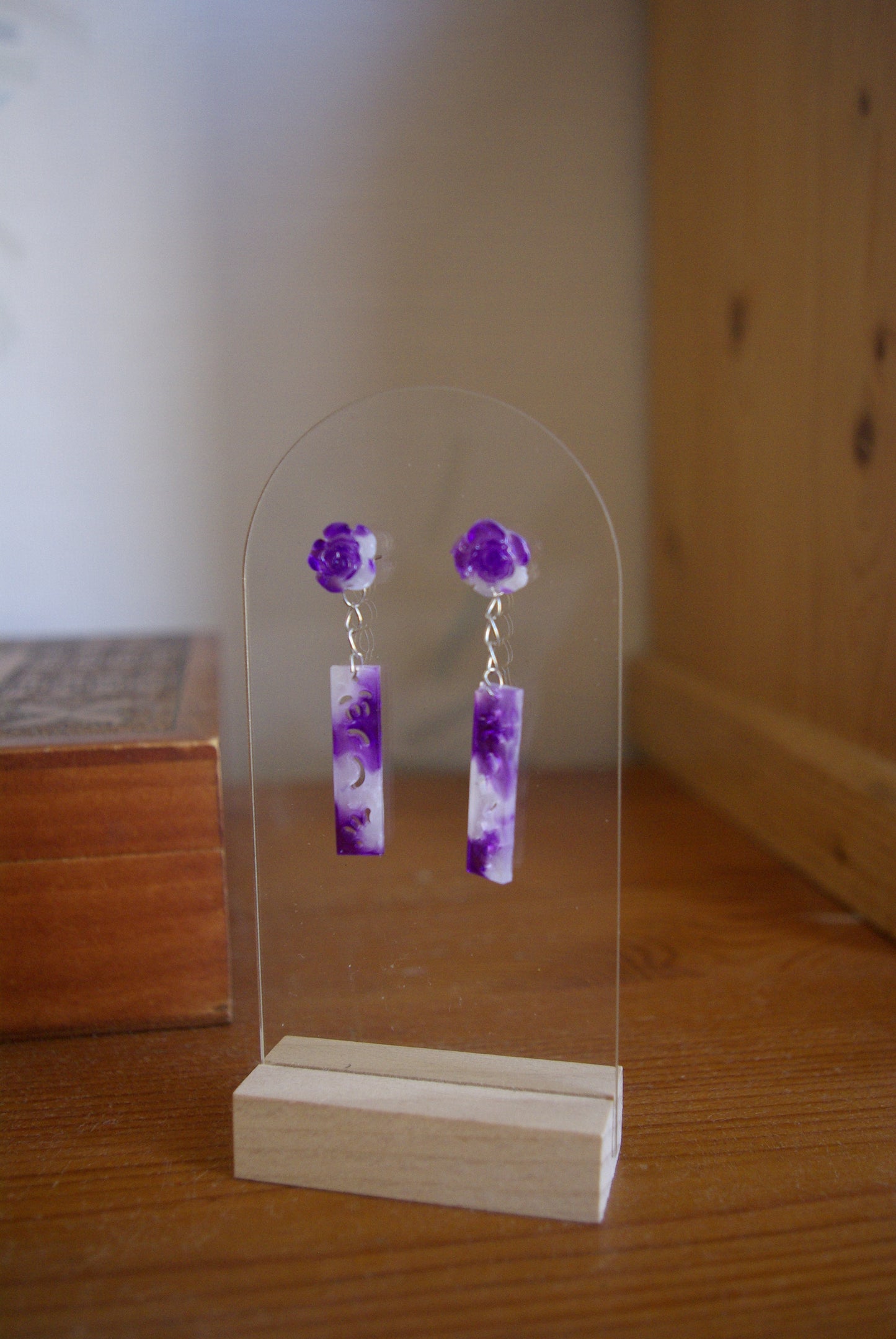 Boucle d'oreille Collection Rose