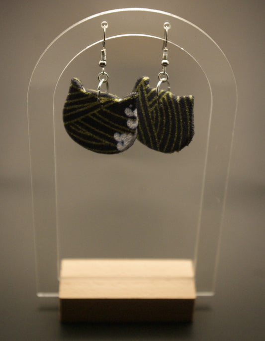Boucle d'oreille chat