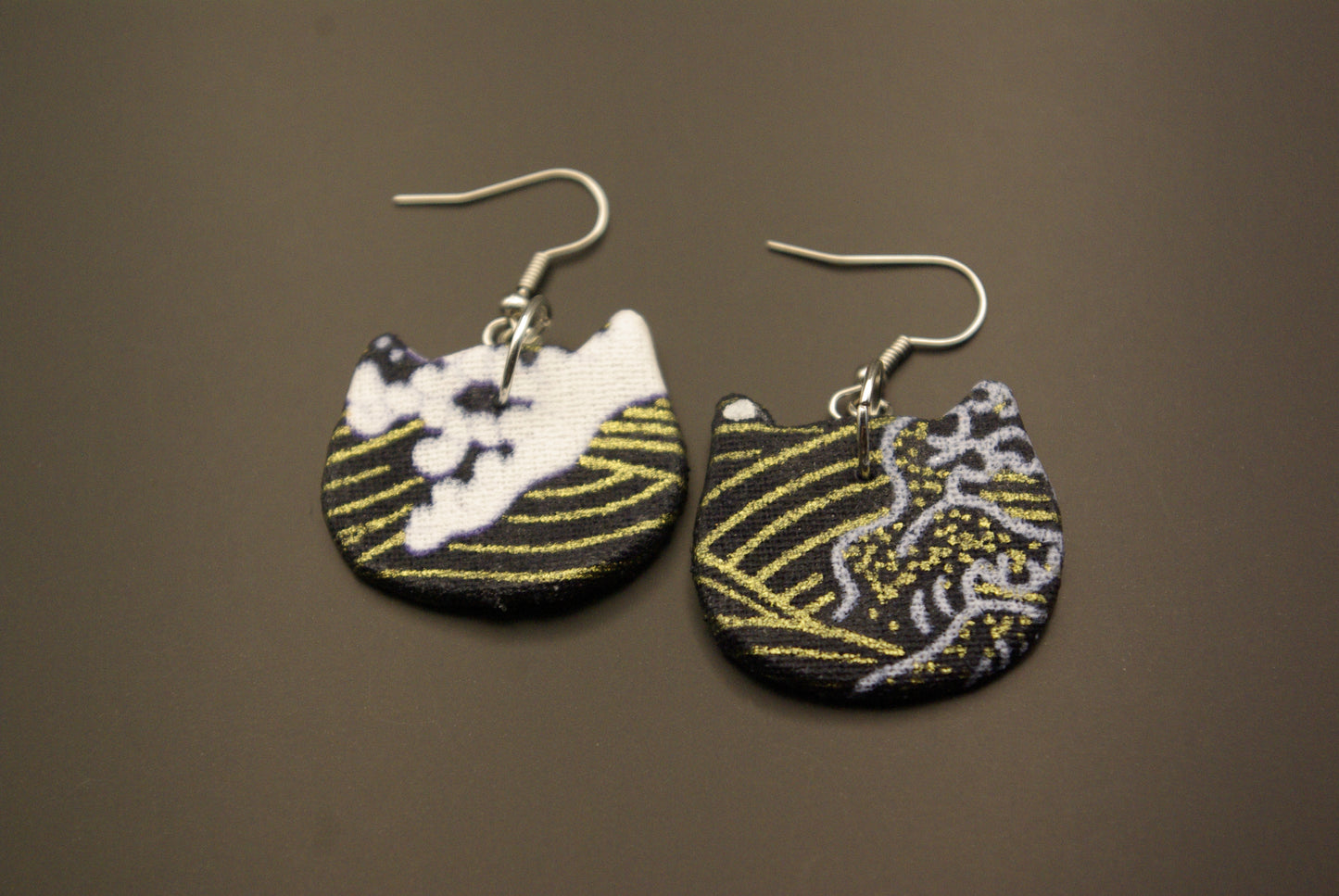 Boucle d'oreille chat