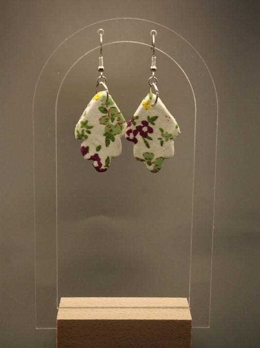 Boucle d'oreille feuille
