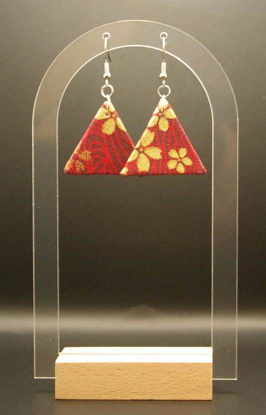 Boucle d'oreille triangle