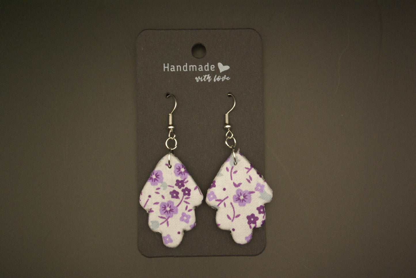 Boucle d'oreille feuille