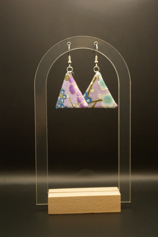 Boucle d'oreille triangle