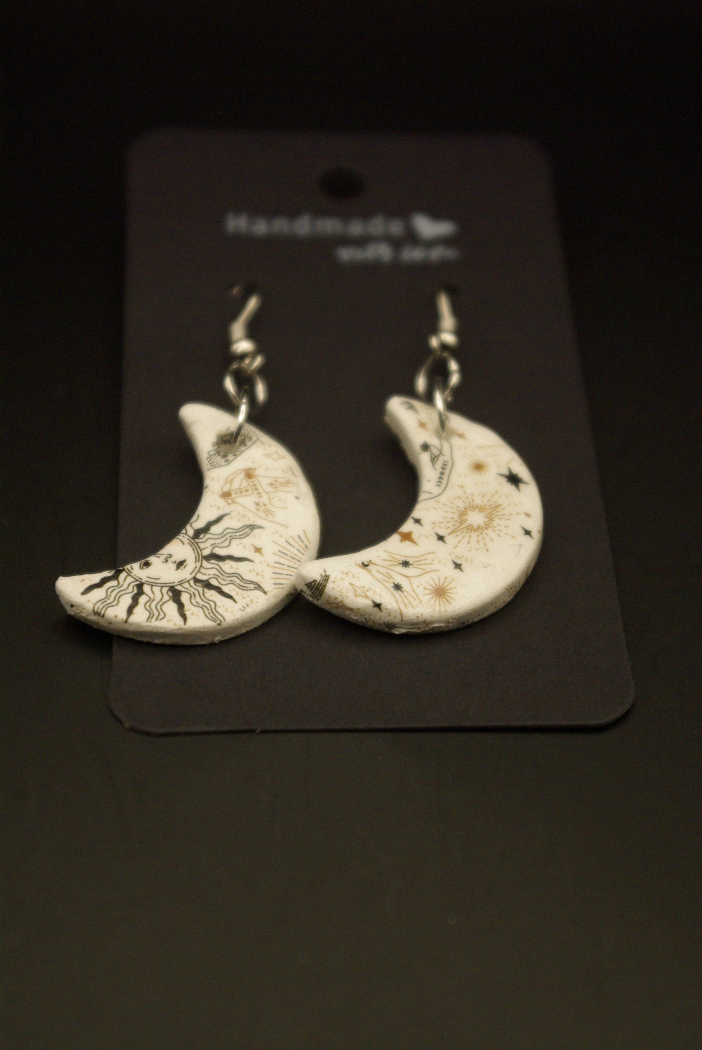 Boucle d'oreille en céramique
