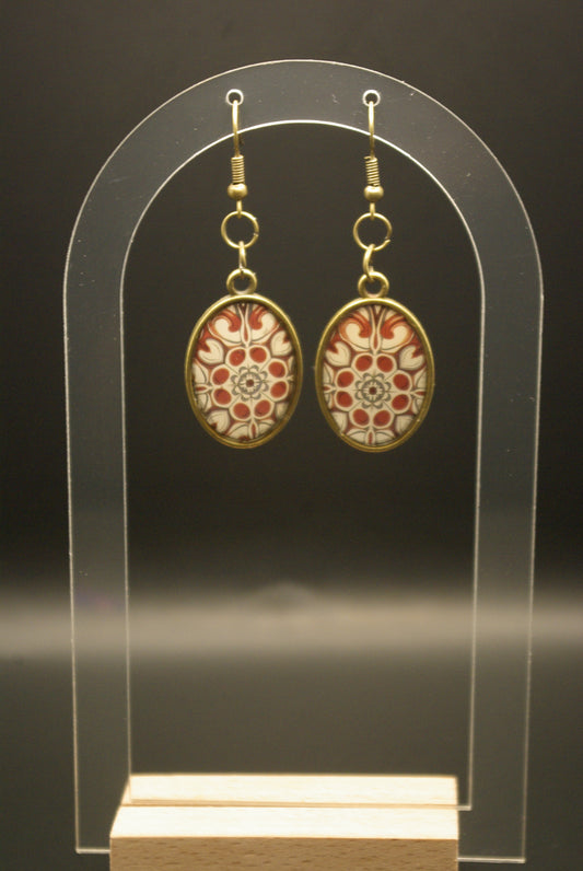Boucle d'oreille en époxy