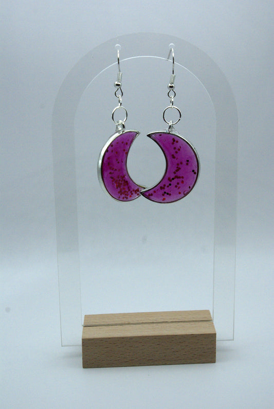 Boucle d'oreille en époxy