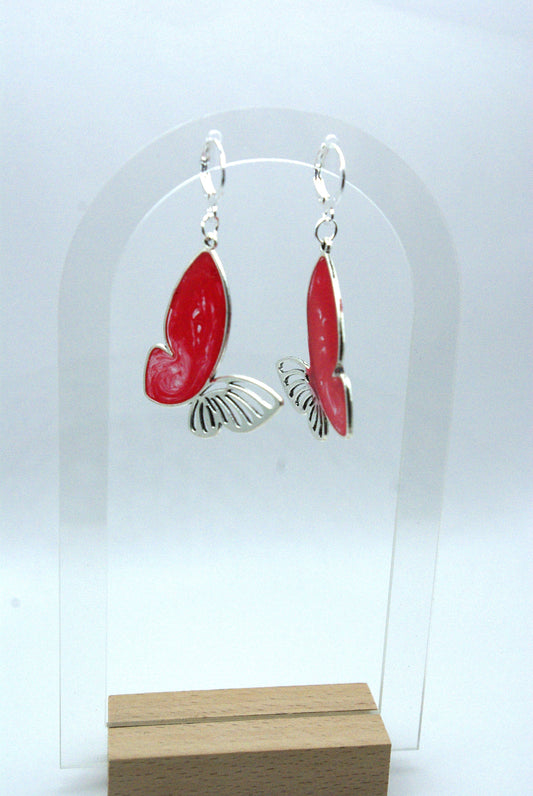 Boucle d'oreille en époxy