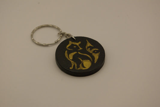 Porte-clefs en bois