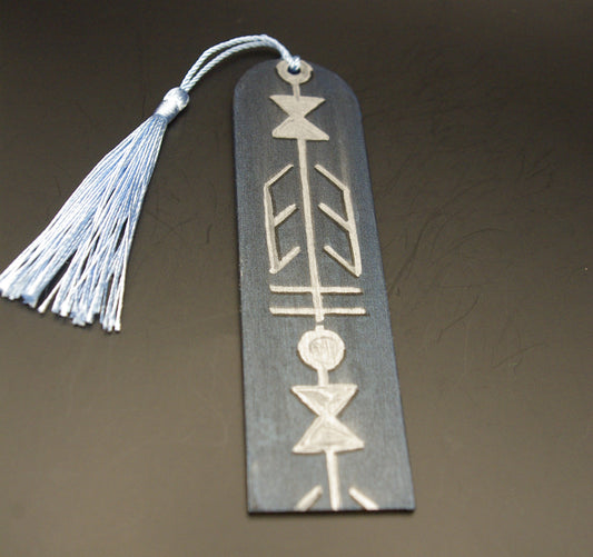 Marque Page en bois runes
