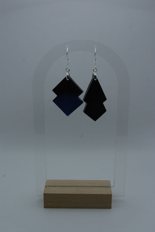 Boucle d'oreille en époxy
