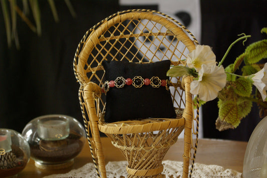 Bracelet en perles de pierres naturelles