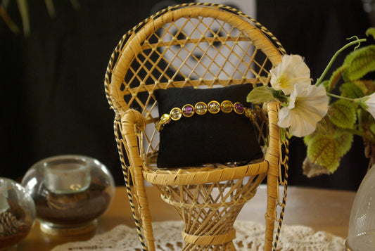 Bracelet en perles de verre