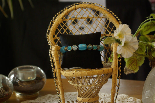 Bracelet en perles de verre