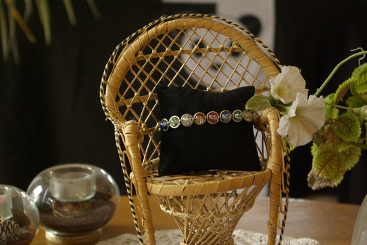 Bracelet en perles de verre