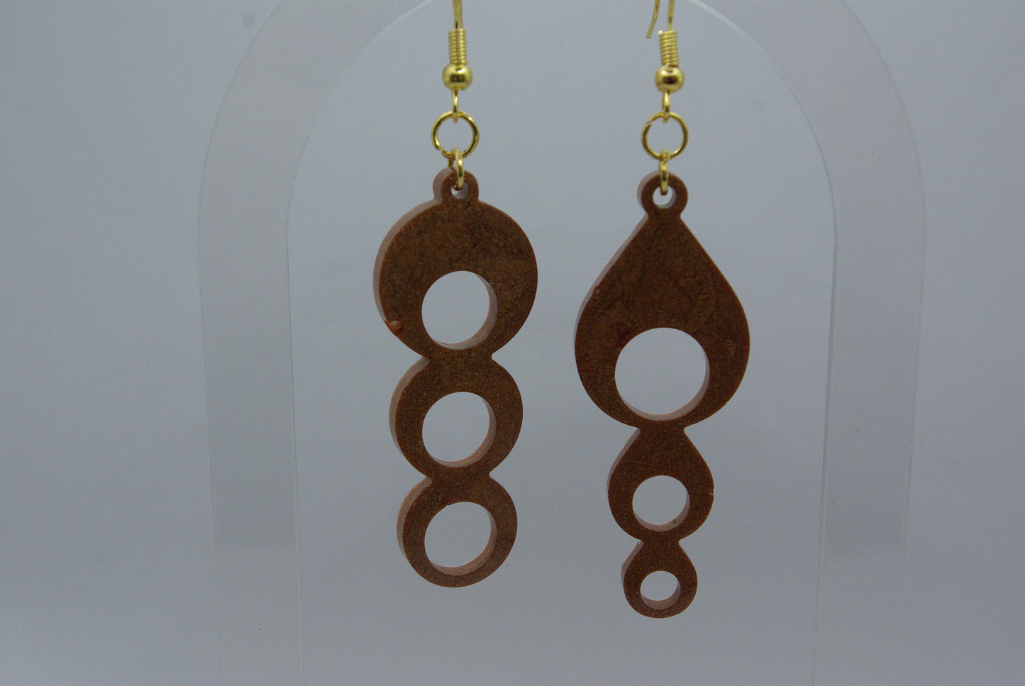 Boucle d'oreille en époxy