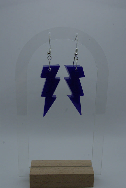Boucle d'oreille en époxy