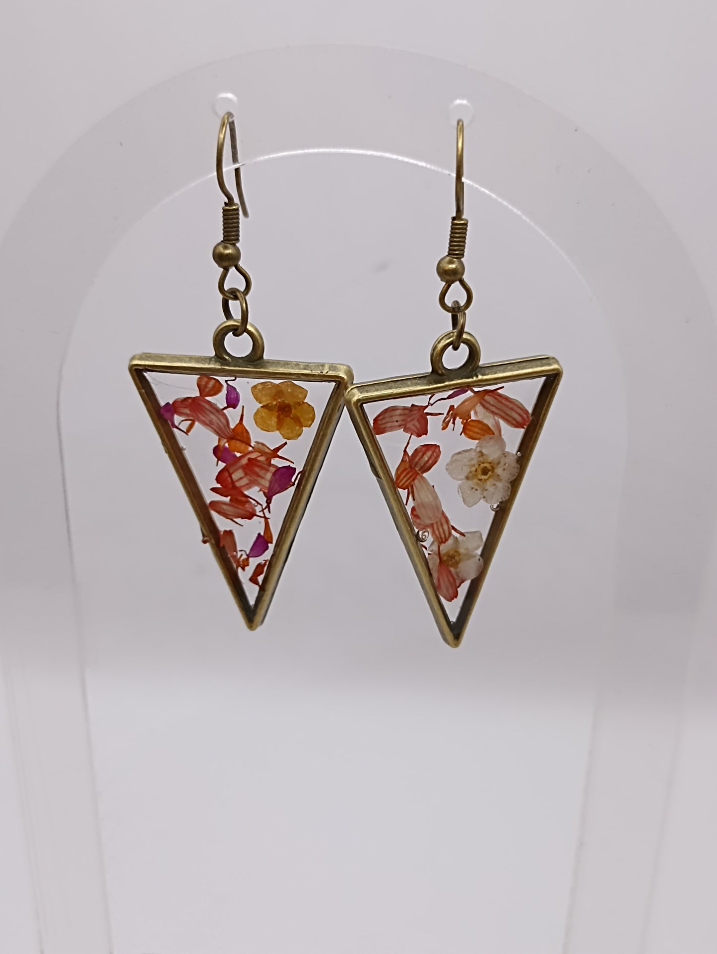 Boucle d'oreille en époxy