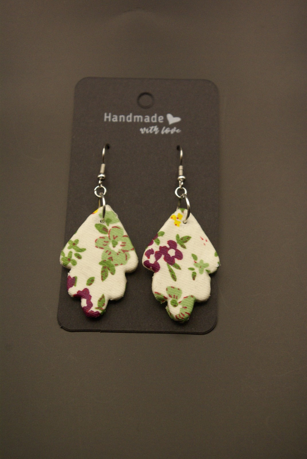 Boucle d'oreille feuille
