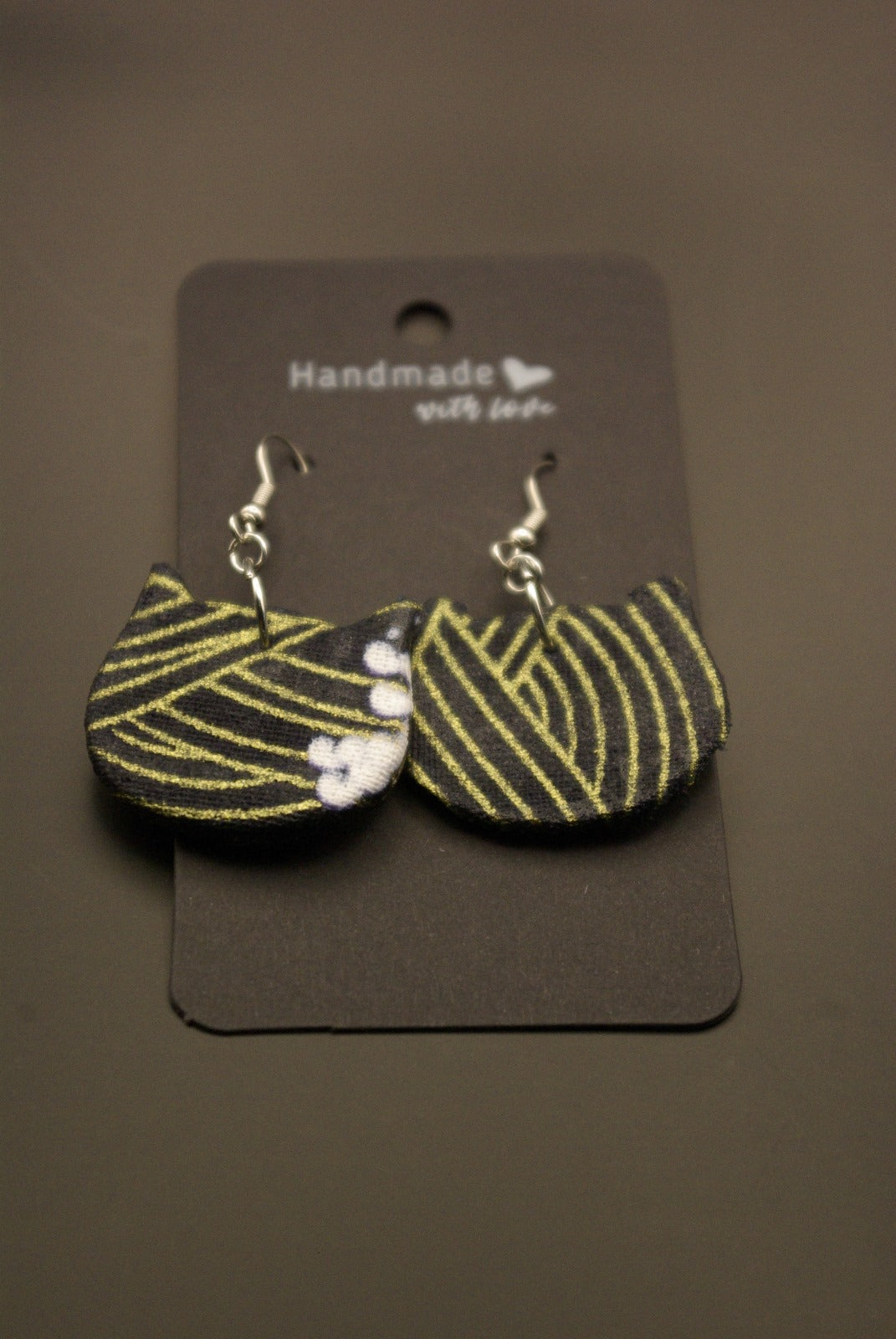 Boucle d'oreille chat