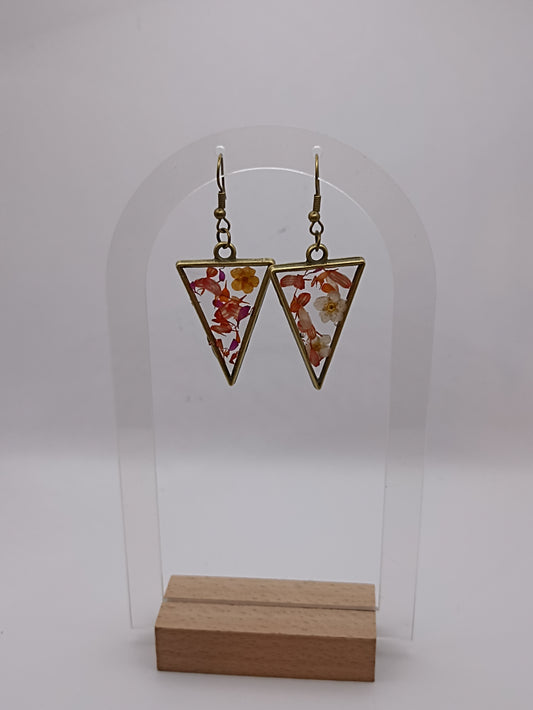 Boucle d'oreille en époxy
