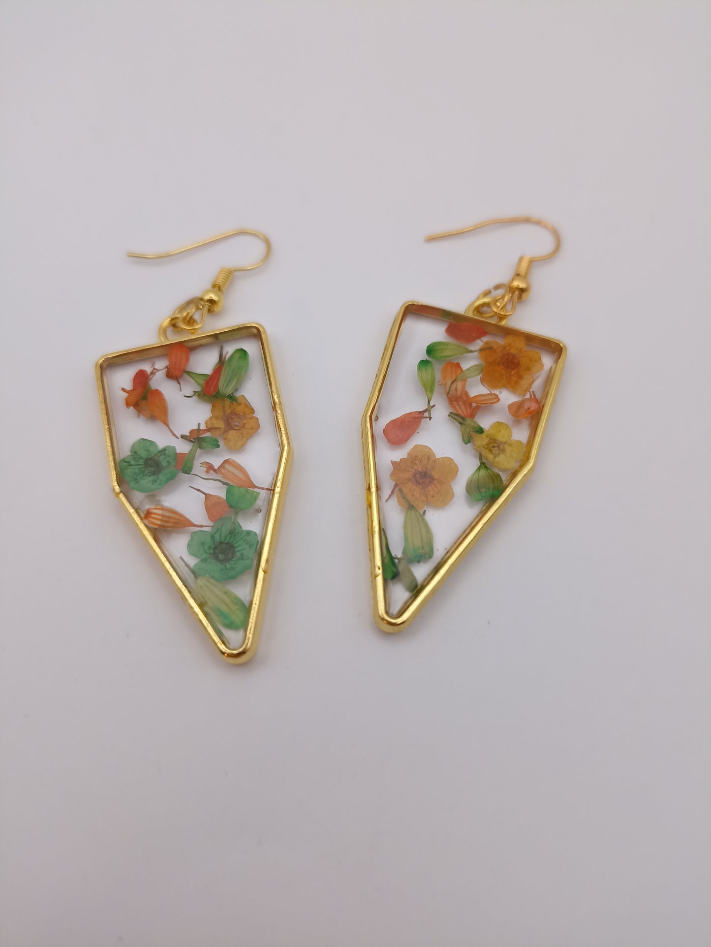 Boucle d'oreille en époxy